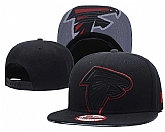 Falcons Team Logo Black Adjustable Hat GS,baseball caps,new era cap wholesale,wholesale hats